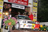 Rallye Český Krumlov: Slavnostní vyhlášení výsledků - Tenkl / Vosádka